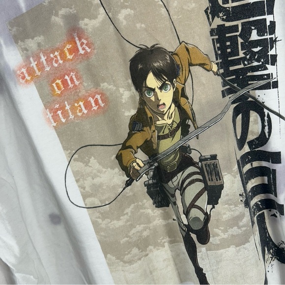 💕 Attack on Titan Graphic Long Sleeve Shirt 2X - Picture 4 of 12